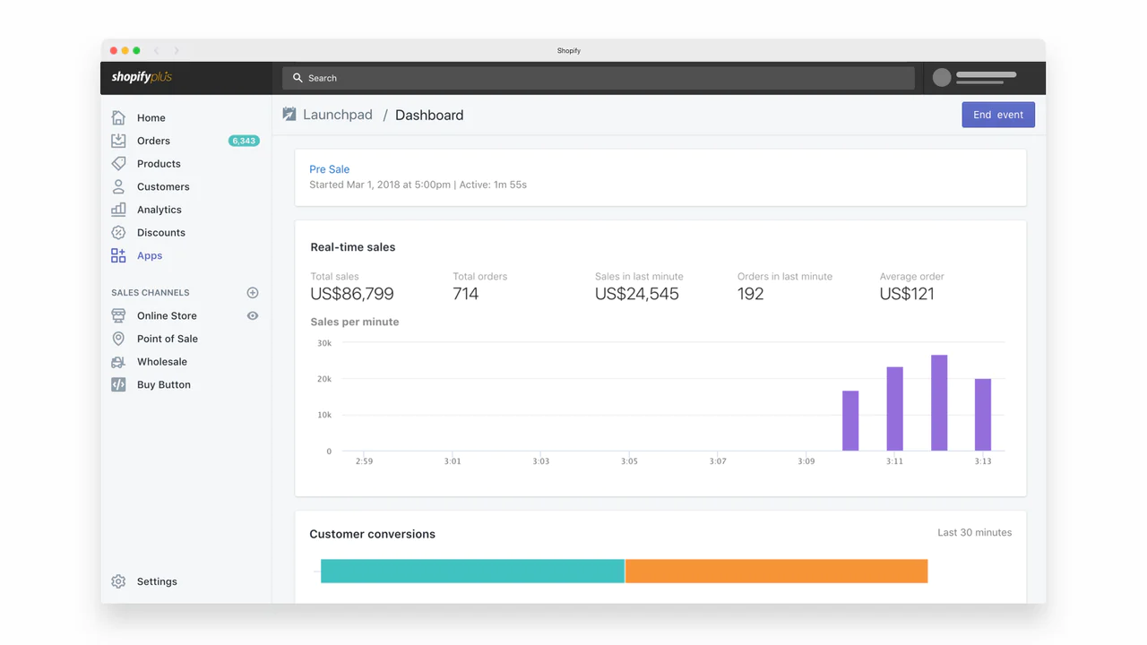 prise en main shopify